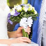 Something Blue Guardian Angel Bouquet Charm