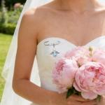 Something Blue Guardian Angel Bouquet Charm