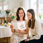 Happy Mother's Day Floral Card Set with Keyring