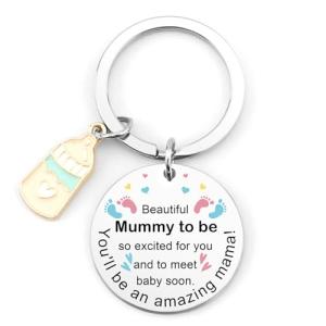 Cute Keyring for Expecting Moms and Baby Showers