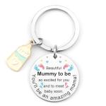 Cute Keyring for Expecting Moms and Baby Showers