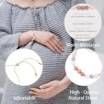 Moonstone & Rose Quartz Bracelet for Expecting Moms