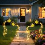 Solar Garden Can Lanterns - Set of 2