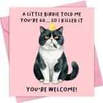 Funny 60th Birthday Card - 'A Little Birdie Told Me