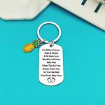 Ximalun IVF Pineapple Keyring for Women