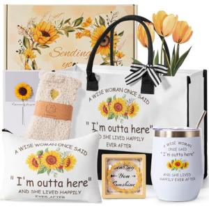 Sunflower Pamper Basket - Perfect Retirement Gift