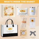 Sunflower Pamper Basket - Perfect Retirement Gift