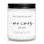 Mr and Mrs Lavender Scented Candle Gift Set