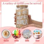 My Wifey Era Glass Tumbler for Brides