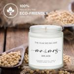 Mr and Mrs Lavender Scented Candle Gift Set