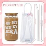 My Wifey Era Glass Tumbler for Brides