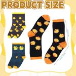 Funny Duck-Themed Cotton Socks for Women