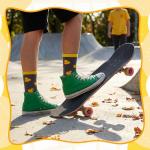 Funny Duck-Themed Cotton Socks for Women