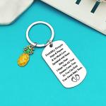 Ximalun IVF Pineapple Keyring for Women