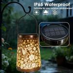 4 Pack Solar Lanterns for Outdoor Garden Decor