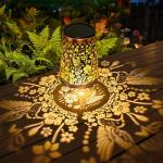 4 Pack Solar Lanterns for Outdoor Garden Decor