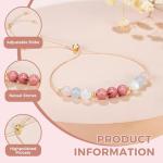 Rainbow Moonstone Bracelet for Expecting Moms