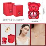 Real Rose Teddy Bear in Gift Box