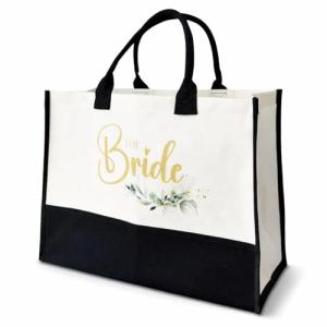 Botanical Bride Tote Bag for Hen Party Gifts