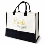 Botanical Bride Tote Bag for Hen Party Gifts