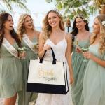 Botanical Bride Tote Bag for Hen Party Gifts