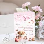 Mum Birthday Card and Keyring Gift Set