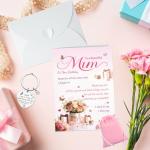 Mum Birthday Card and Keyring Gift Set