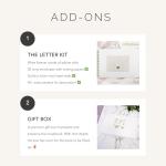 Personalized Bridal Scrapbook with Foil Accents