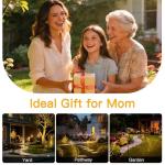 Solar Watering Can with LED Lights for Garden