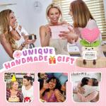 Handmade Crochet Heart Flower Gift for 40th Birthday