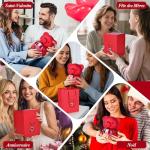 Real Rose Teddy Bear in Gift Box