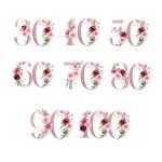 Custom Pink Flower Vase for Special Birthdays