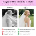 20 Pairs Magnetic Pearl Veil Weights Gift Set