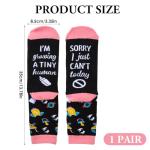 Funny Pregnancy Socks, "Growing a Tiny Human