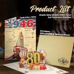 Funny 80th Birthday Pop Up Card for Everyone