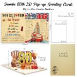 Funny 80th Birthday Pop Up Card for Everyone