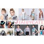 Floral Chiffon Scarf for Women and Teens