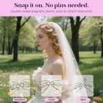 20 Pairs Magnetic Pearl Veil Weights Gift Set