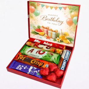 Sweet Birthday Chocolate Gift Box for Her