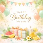 Sweet Birthday Chocolate Gift Box for Her