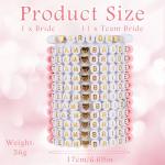 Team Bride Bracelets Set for Bachelorette Party