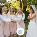 Stunning Blue Bridal Bouquet Charm for Weddings