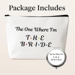 Bride Makeup Bag and Mirror Gift Set