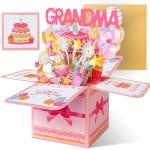 Sweet Pop-Up Birthday Card for Grandma