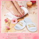 Bridesmaid Team Bride Disposable Spa Slippers - 12 Pairs