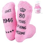 80th Birthday Socks for Women - Unique Gift