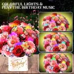 3D Musical Birthday Bouquet Card with Lights