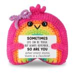 Rainbow Pocket Hug Crochet Gift for Support