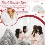 Pearl Bridal Bow Veil for Engagement Gifts