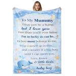 Cozy Mum-to-Be Blanket Gift in Blue